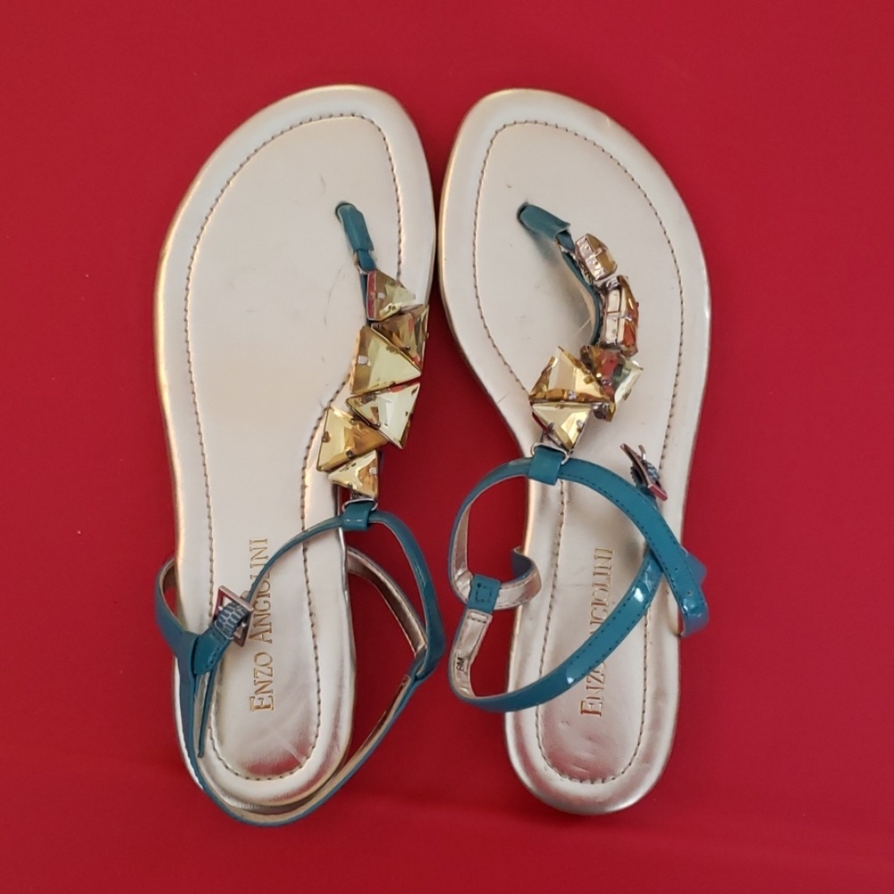 Enzo Angiolini jeweled sandals